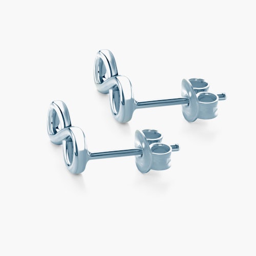 Kolczyki nieskończoność Savicki: srebrne